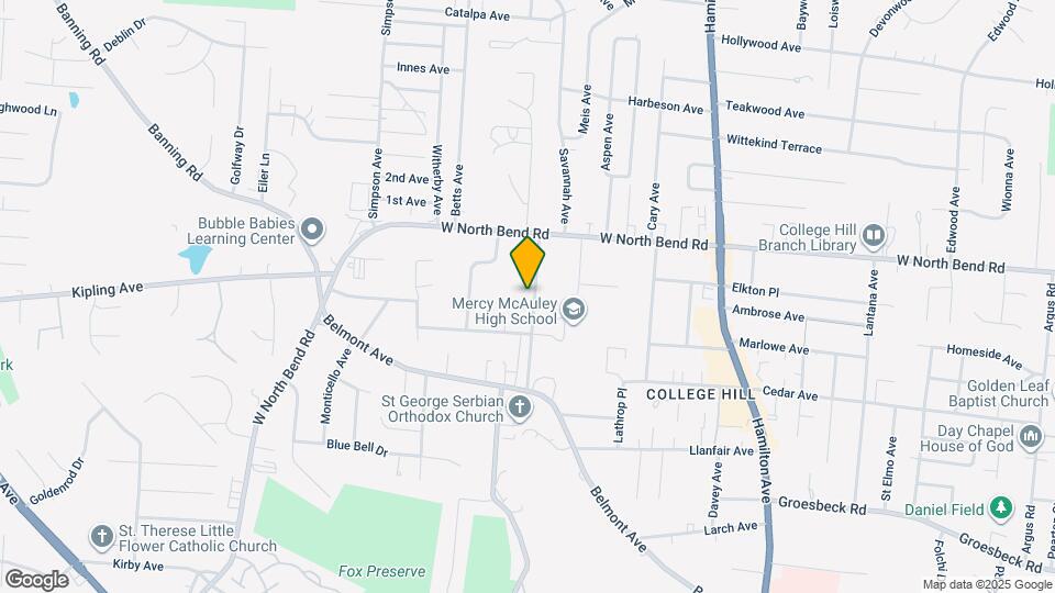 6035 Oakwood Ave, Unit 6035 Oakwood Apt. 1 Map and Location Details