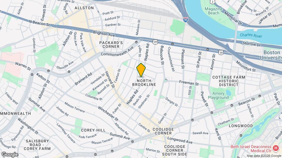 90 Naples Rd Mapa y Detalles de la Ubicación