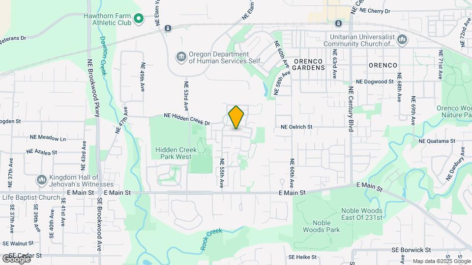 5623 NE Damsel Dr Map and Location Details
