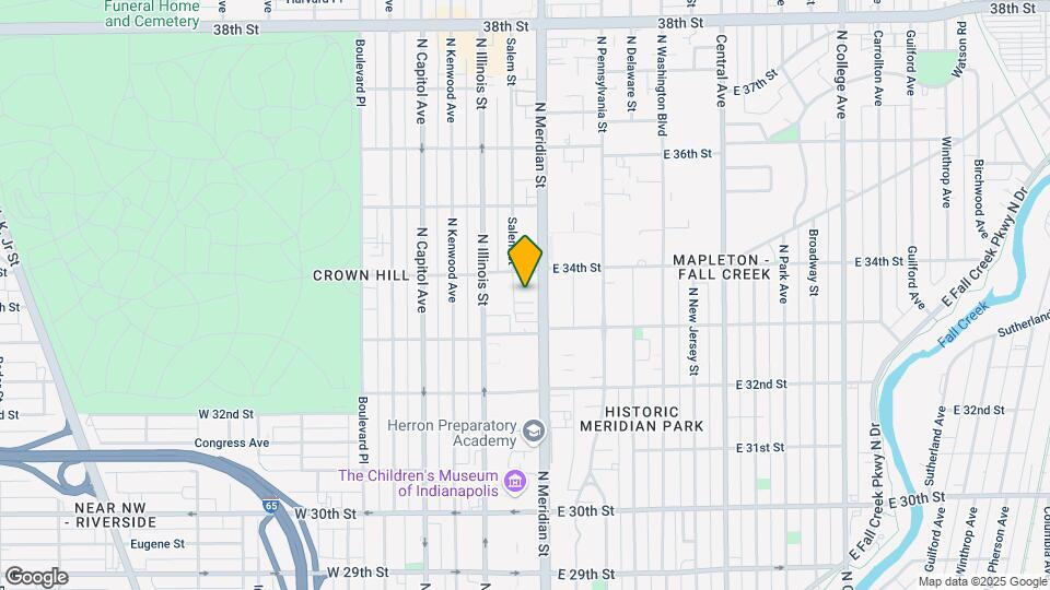 Magnolia Living - 3330-3340 N. Meridian St. Map and Location Details