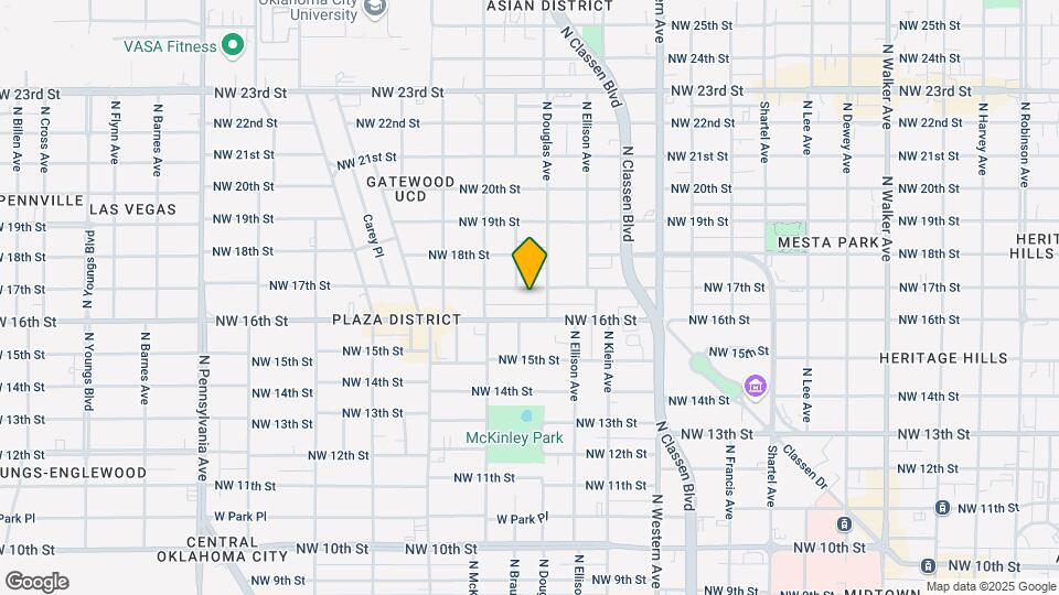 1412 NW 17th St Map and Location Details