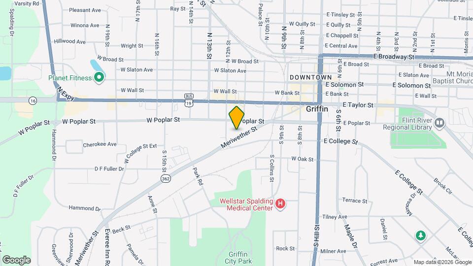 521 Meriwether St Map and Location Details