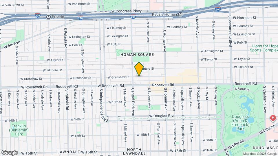 3539 W Grenshaw St, Unit 2 Map and Location Details