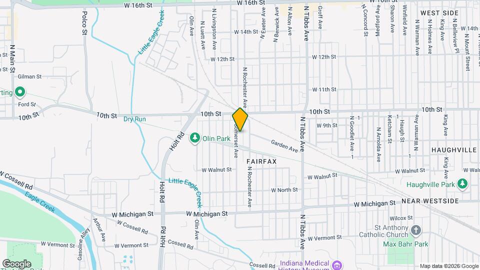 925 N Somerset Ave Map and Location Details