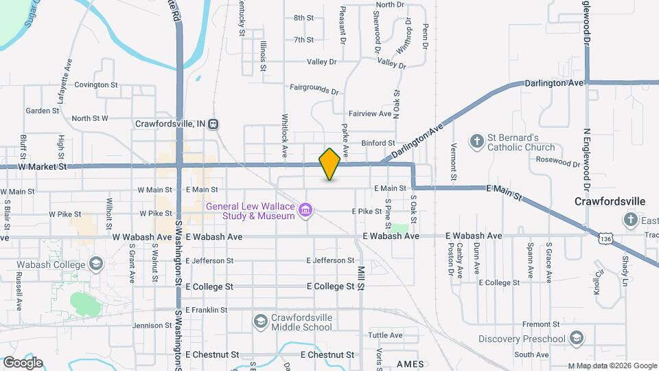 704 E Main St Map and Location Details