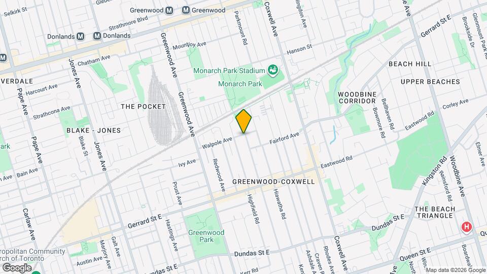 402 Woodfield Rd. Map and Location Details