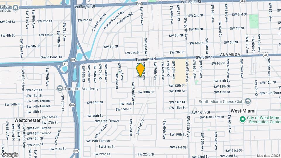 1001 SW 71st Ct, Unit A12 Map and Location Details