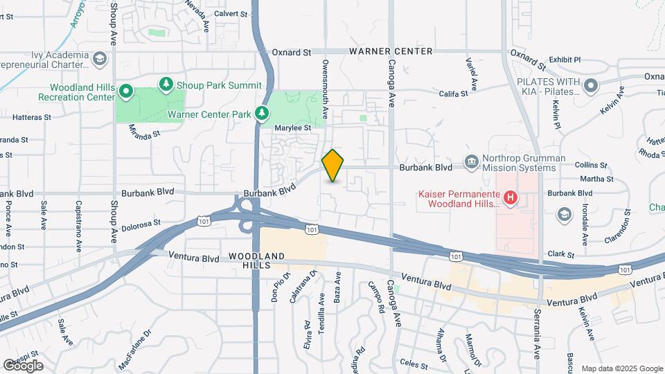 5550 Owensmouth Ave, Unit 104 Map and Location Details