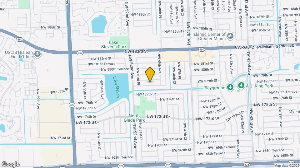 4955 NW 178th Terrace Map and Location Details