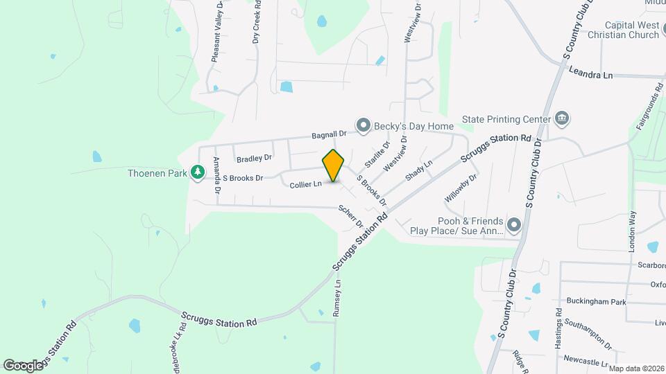 5401 Collier Ln Map and Location Details