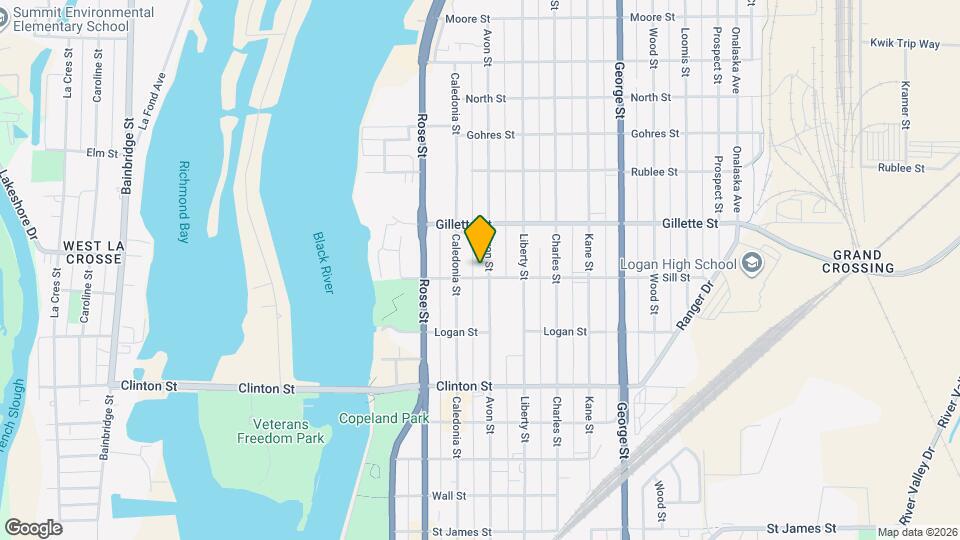 1507 Avon St Map and Location Details