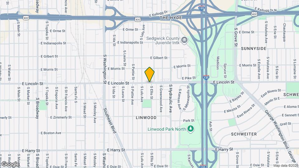 1423 E Lincoln St Map and Location Details