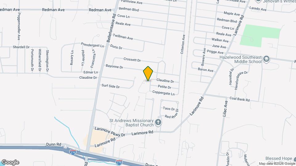 11423 Ortega Dr Map and Location Details