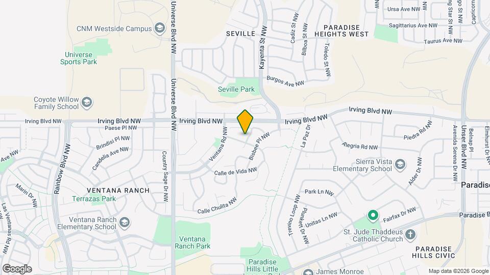 10509 Safford Pl NW Map and Location Details