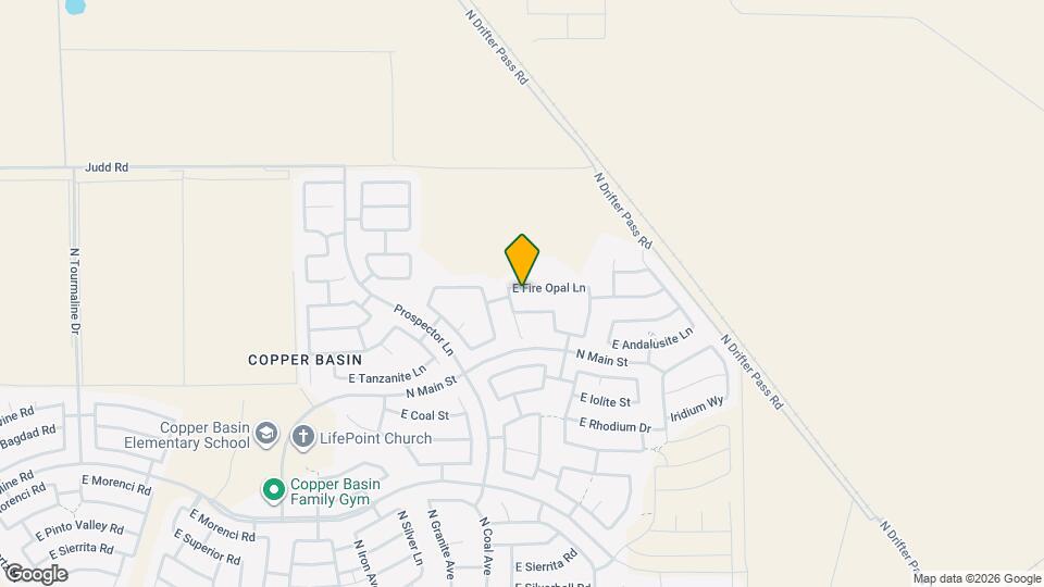 4637 E Fire Opal Ln Mapa y Detalles de la Ubicación