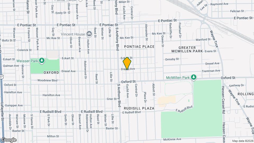 1902 Drexel Ave Mapa y Detalles de la Ubicación