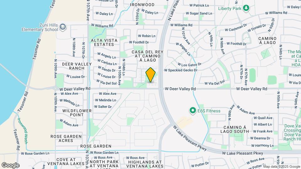 10295 W Via Del Sol Map and Location Details