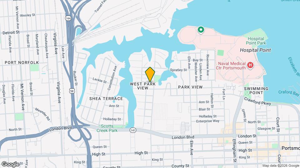 1611 McDaniel St Mapa y Detalles de la Ubicación