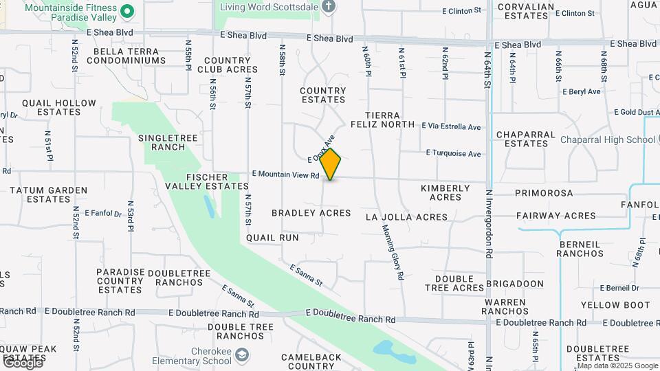 5901 E Mountain View Rd Map and Location Details