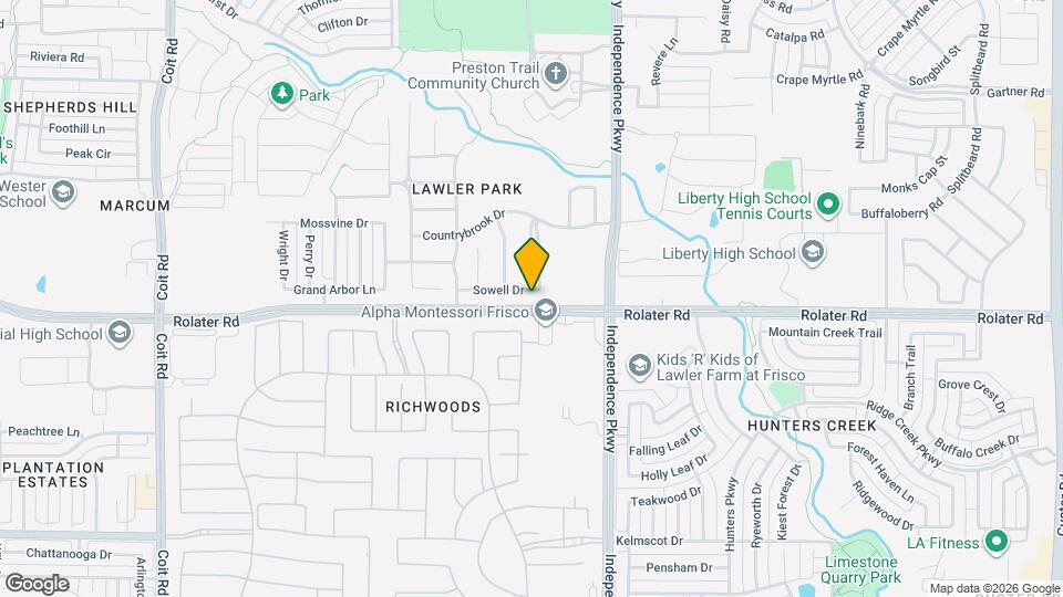 14225 Sowell Dr Map and Location Details