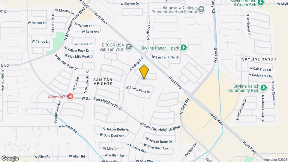 2369 W Silver Creek Ln Map and Location Details