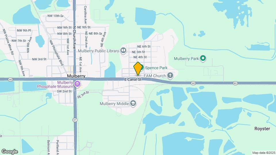 1100 E Canal St Mapa y Detalles de la Ubicación