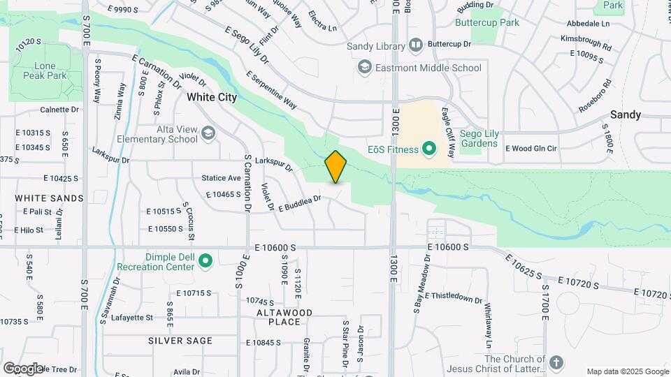 10458 S Columbine Cir Map and Location Details