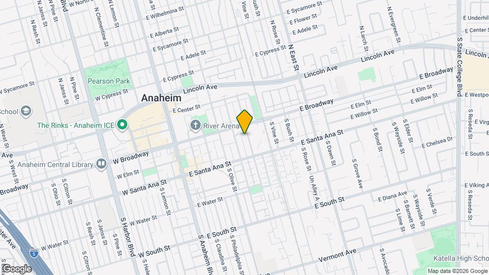 323 S Kroeger St Mapa y Detalles de la Ubicación