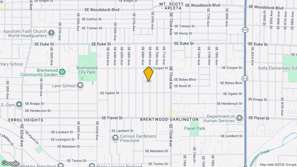 7021 SE 69th Ave Map and Location Details
