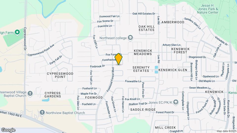 7322 Foxbrook Dr Map and Location Details