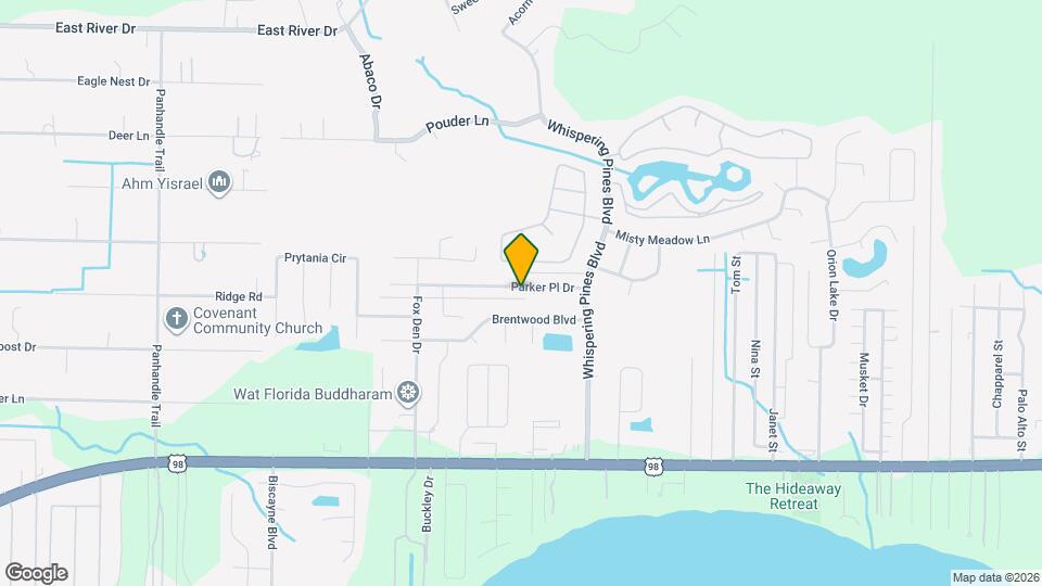 9523 Parker Pl Dr Map and Location Details