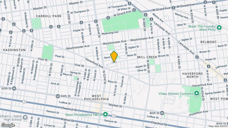 5114 Brown St Map and Location Details
