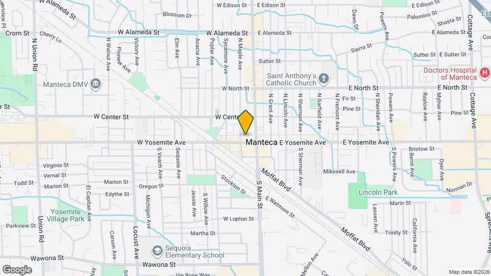 135 W Yosemite Ave Map and Location Details