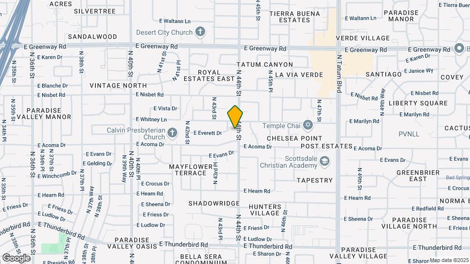 14630 N 44th St Map and Location Details