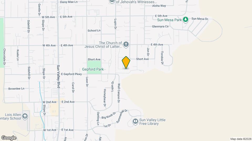 544 Pedley Dr Map and Location Details