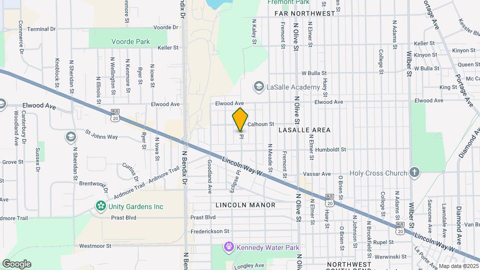 1231 Eclipse Pl Map and Location Details