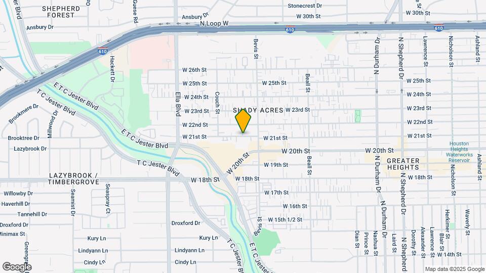1329 W 21st St Map and Location Details