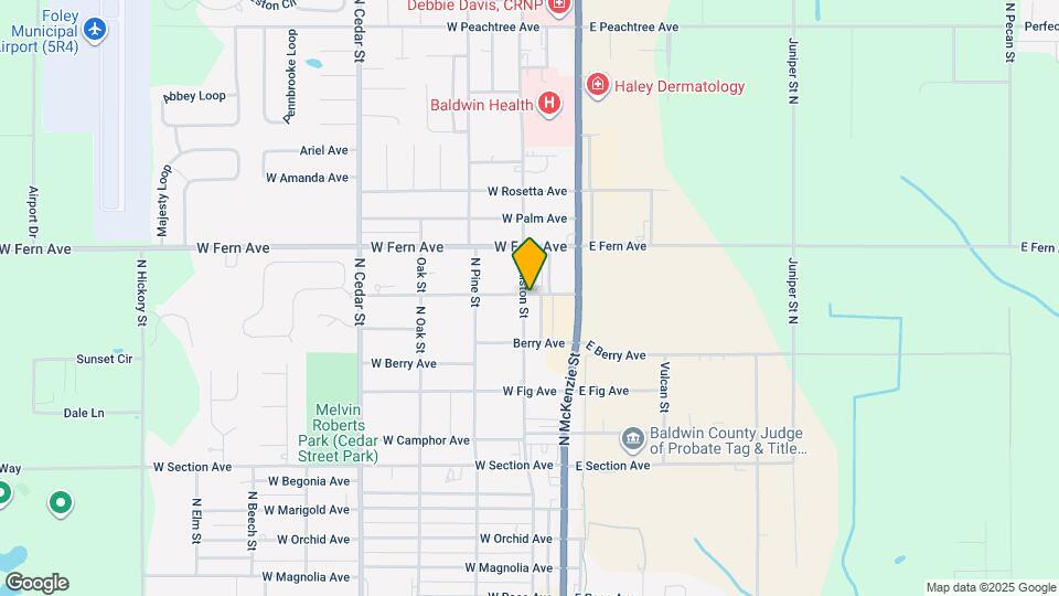 134 W Satsuma Ave Map and Location Details