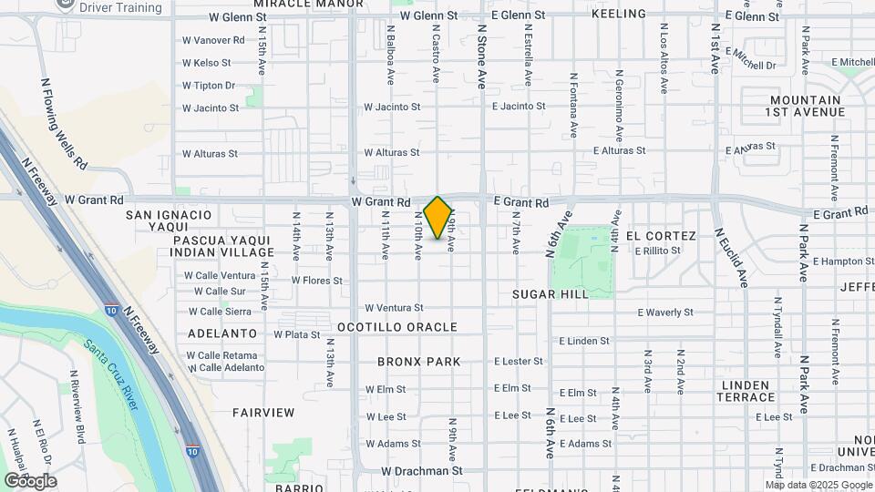 110 W Rillito St Map and Location Details