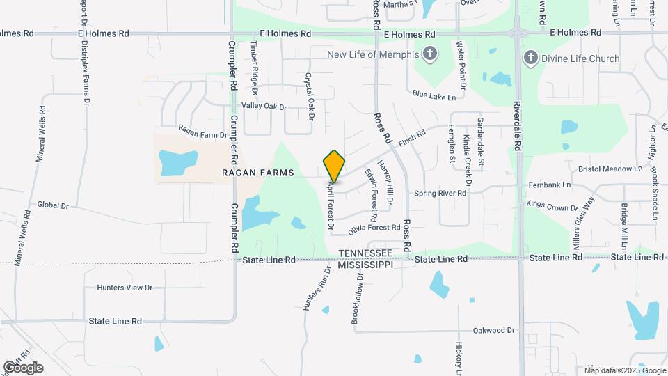 5510 April Forest Dr Map and Location Details