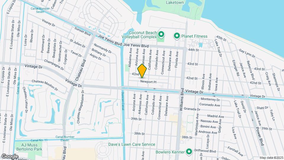 1600 Newport Pl, Unit 8 Map and Location Details