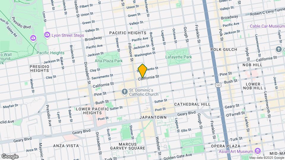 2339 California St Map and Location Details