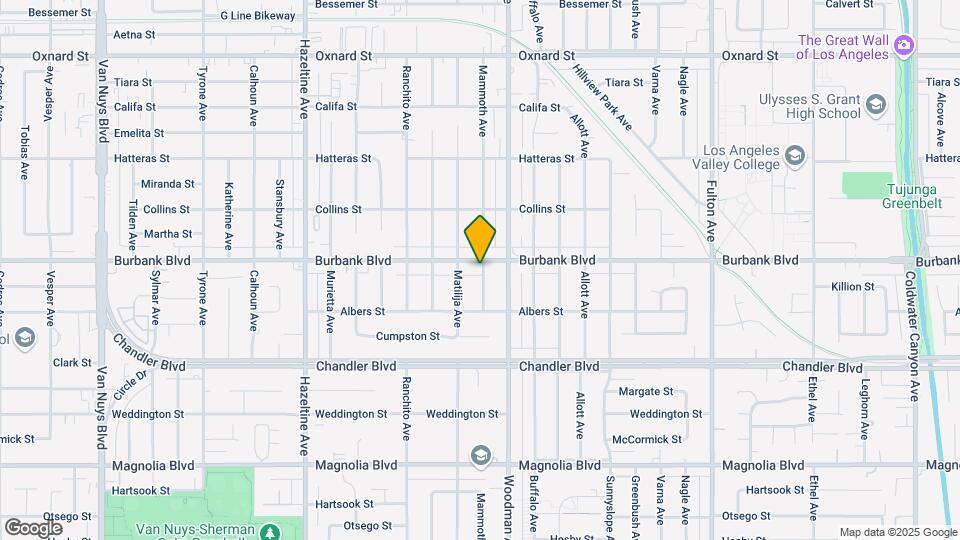 5551 Mammoth Ave Map and Location Details