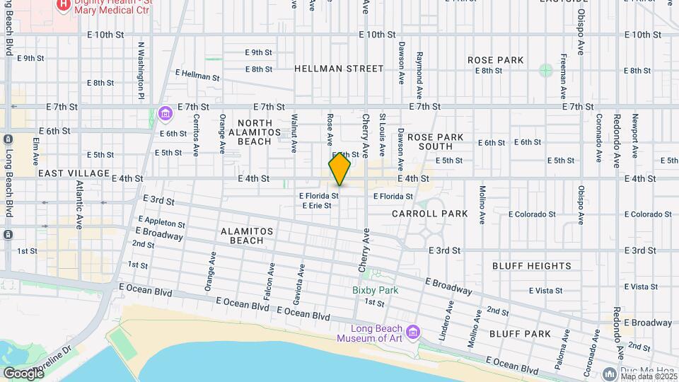 351 Hermosa Ave, Unit duplex Map and Location Details