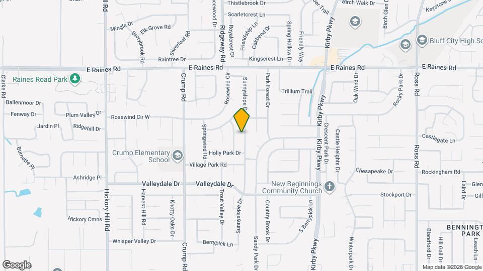 4335 Sunnyslope Dr Map and Location Details