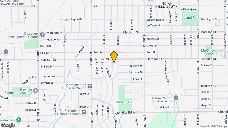 6913-6915 S 39th Ave Map and Location Details