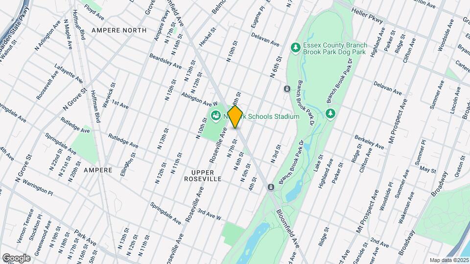 404 Bloomfield Ave Map and Location Details