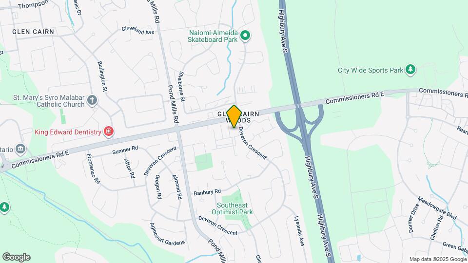 735 Deveron Crescent Map and Location Details