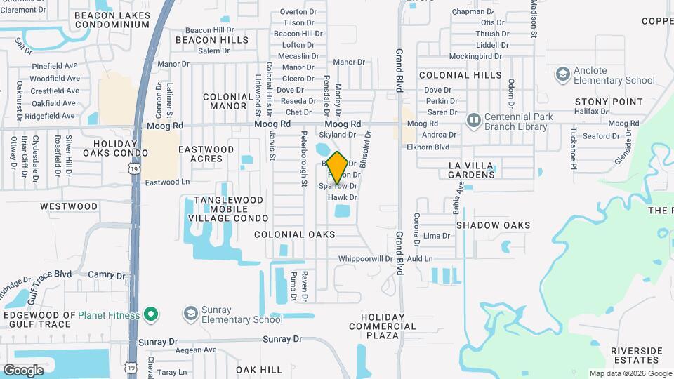 5232 Sparrow Dr Map and Location Details