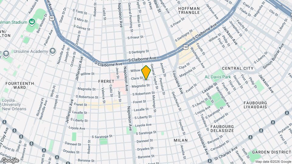 2717 Milan St Map and Location Details